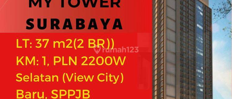 Apartemen 2 BR Murah Strategis My Tower Raya Rungkut Industri Surabaya 1