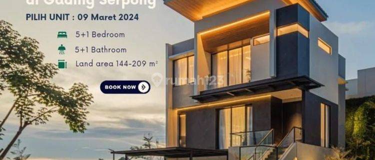 Hunian luxury 3lt Ardea heron by summarecon serpong PASTI SUKA 1