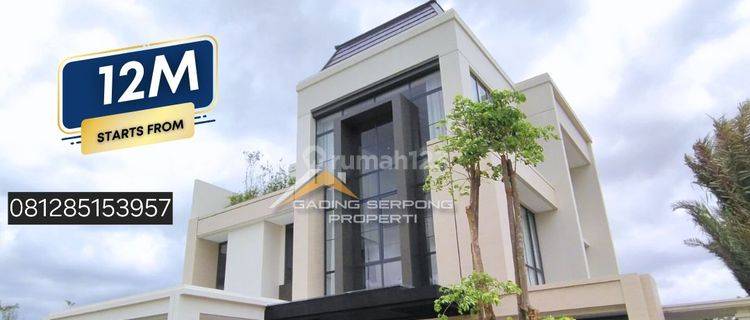 Rumah 3 lantai BSD city cluster D2 tipe gallant & montez 6,6man 1