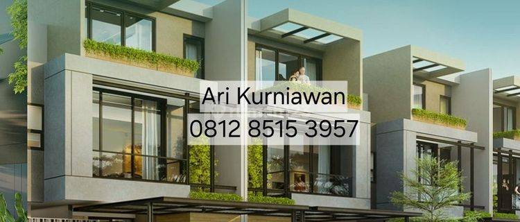 3 lantai ADORA LUXE TERRAVIA 5 kamar row jalan besar kpr DP NOL 1