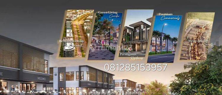 Sempurna! commercial Terbaru Paramount Land Gading Serpong Ruko PASADENA SQUARE 1