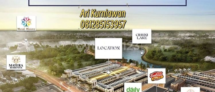 Ruko MAGGIORE SIGNATURE premium Location View 30ha Danau Alami 1