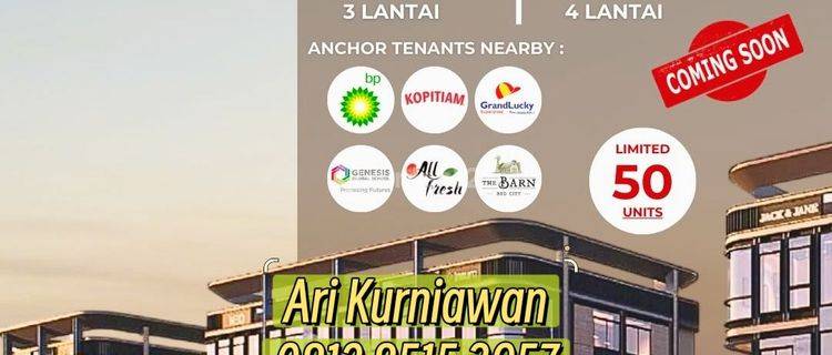 Ruko ASTERRA Business Park BSD CITY Terbaru Samping West Village 1