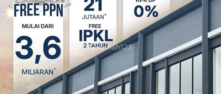 Ruko 3 Lantai Hampton Avenue Dpn Papaya! Super Strategis Cash Tahap 36x! 1
