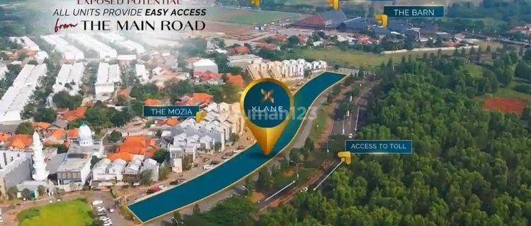 Ruko 3 Lantai XLANE bsd City Terbaru! Smua Unit Hadap Jalan DP NOL 1