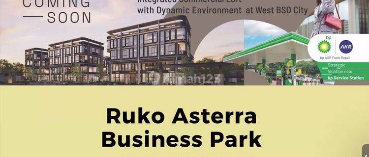 Soon Launching Terbaru Bsd City! Ruko & Studio Loft ASTERRA BUSINESS PARK 1