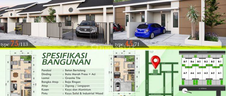 Perumahan Type 45 Dan Type 75 Dijual di Jl. Soekarno Hatta Pekanbaru 1