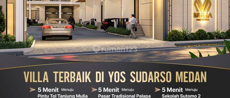 Dijual Cepat Villa Mulia Town House 2 Jalan Yos Sudarso 1