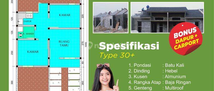 Rumah Subsidi Dijual Tampa Dp  1