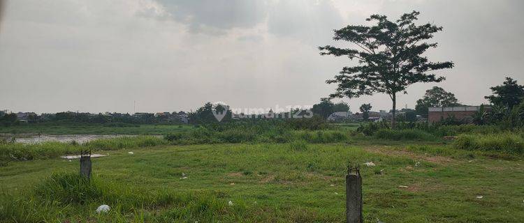 Dijual Tanah Darat Saja 1700 M2 di Setu Bekasi SHM Hoek Nego 1