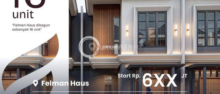 Komplek Felman Haus Rumah Baru Siap Huni Daerah Gaperta Helvetia  1