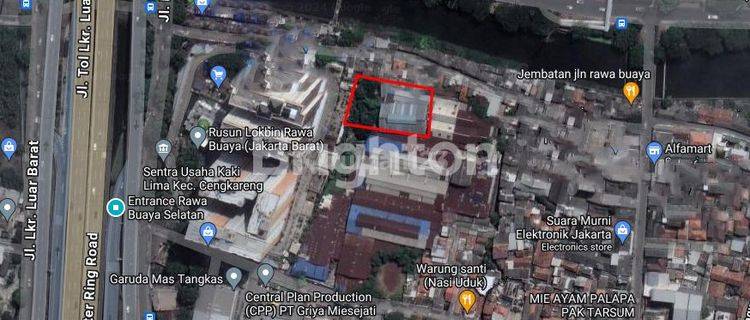 Gudang +Kantor +Mess total 1.000 m² di simpang Daan Mogot X JORR 1