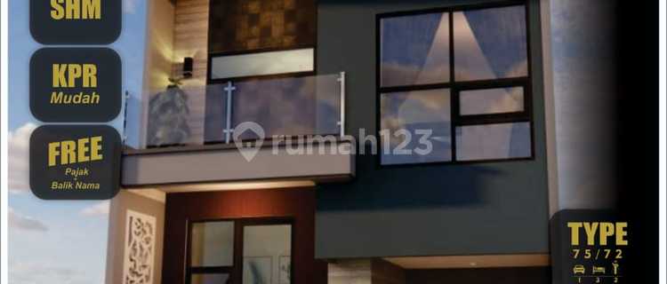 Nice House SHM 3 Floors No Down Payment Can KPR in Banjar City 1