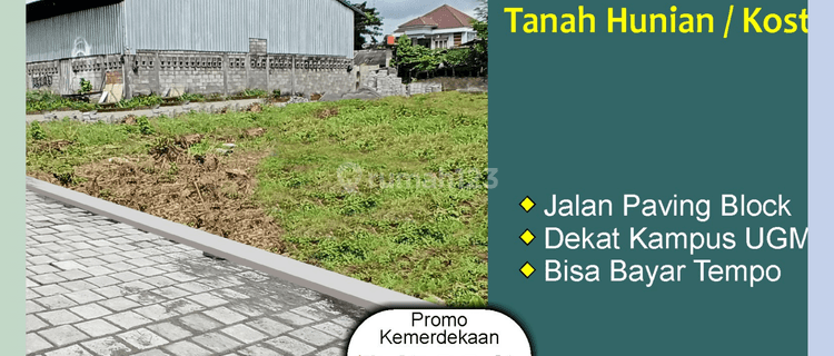 Tanah Jogja Cocok Huni/Kos, Dekat Kampus UGM,UTY, MMTC 1