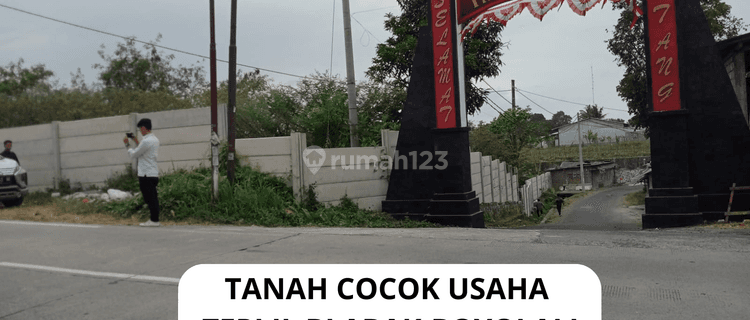 Tanah Tepi Jl Magelang boyolali, View Pegunungan, Cocok Usaha 1