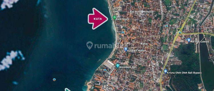 Land for sale 2000 m² Beachfront Jermai Beach Kuta HO 1