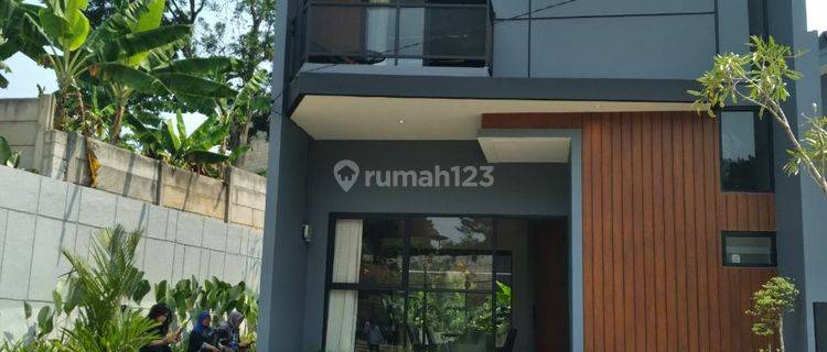 Rumah 2 lantai lokasi strategis antara Jakarta Selatan & Bogor dekat Exit tol Jor Borr Kayu Manis & Stasiun KRL dp 0% free biaya kemang bogor 1