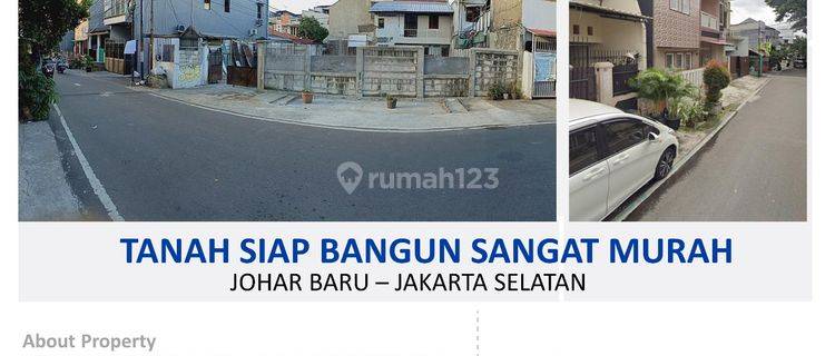 Dijual Tanah Siap Bangun Sangat Murah di Jakarta Pusat 1