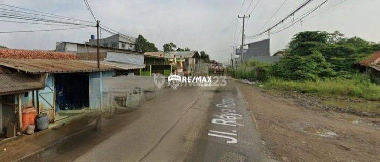 Disewakan Tanah Lokasi Strategis di Pinggir Jalan Raya Rumpin 1