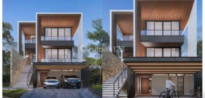 Rumah 3 Lantai Baru Unfurnished di Rancamaya, Bogor SHM 1