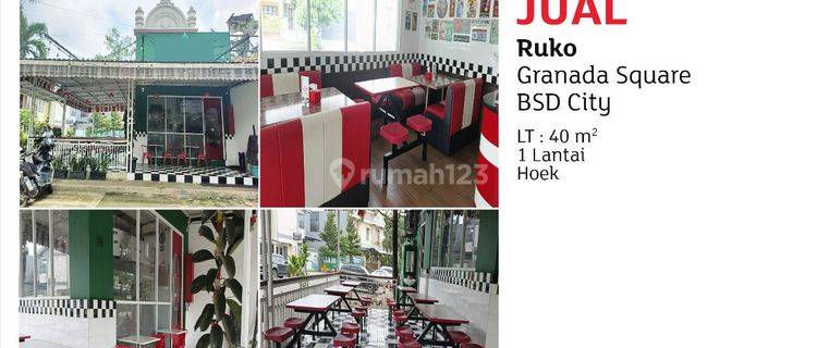 Dijual Ruko Beserta Dengan Interior & Perlengkapan Kitchen Resto Full Furnished Siap Untuk Usaha Kuliner Di Bsd City 1