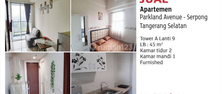 Apartemen 2 Bedroom Furnished View Kolam Renang Siap Huni Bagus Di Parkland Avenue, Serpong Tangerang Selatan 1