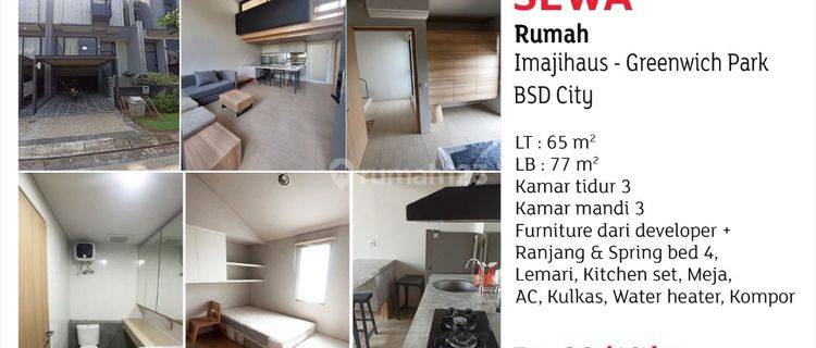 Rumah Full Furnished di Imajihaus, Greenwich BSD City 1