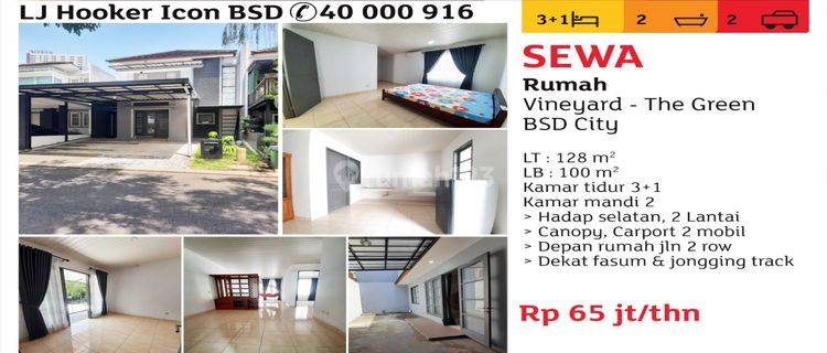 Rumah 2lt Di Cluster Vineyard, The Green Bsd City 1