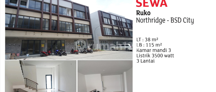 Three-Story Shophouse in Northridge, BSD City 1