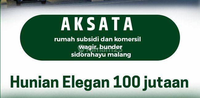 Rumah murah 200 jutaan di wagir malang kawasan padat penduduk 1