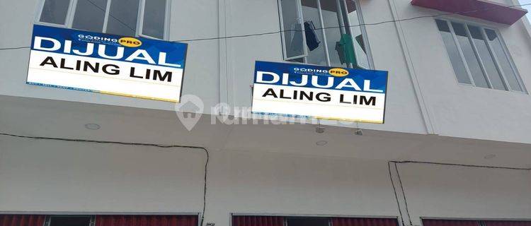 Ruko Bangunan Baru 2 Lantai Siap Pakai Di Harapan Indah, Medan Satria, Bekasi Lokasi Pinggir Jalan 1