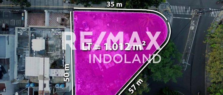 Jual Tanah Komersil 1.012m2, Shm, Wahid Hasyim, Jakarta Pusat 1