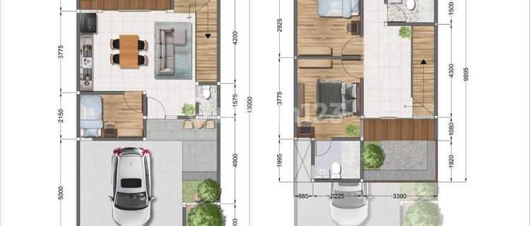 Disewakan: Rumah Baru Di T K I 1 1