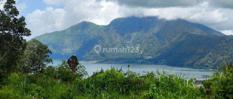 TOP URGENT DI JUAL TANAH VIEW DANAU BATUR PINGGIR JALAN LOKASI WINDU SARA KEDISAN KINTAMANI
 1