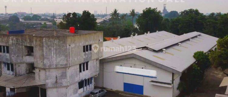 DIJUAL Pabrik Masih Aktif Harga Dibawah NJOP di Asdam Cikokol, Tangerang Jawa Barat 1