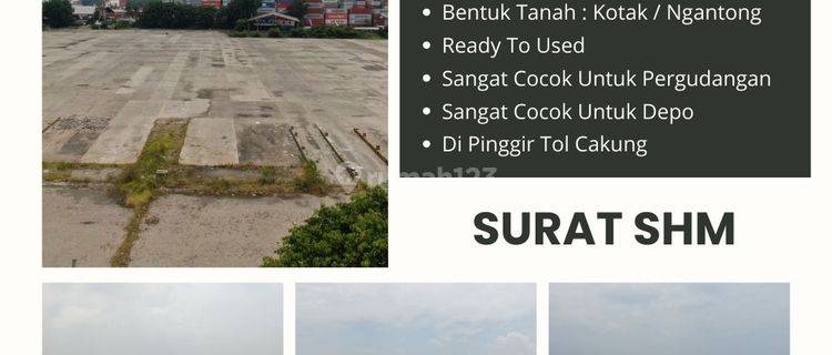 Dijual Tanah Cakung Cilincing Di Pinggir Tol Cakung Full Cor Beton  1