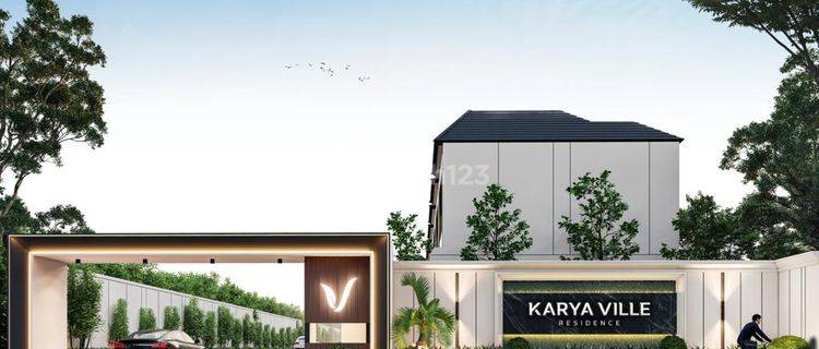 Dijual Villa Baru Karya Ville Jalan Eka Surya 1