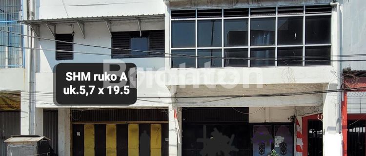 DIJUAL 2 1/2 RUKO HARGA MURAH NOL JALAN RAYA KAPASAN DAERAH KOMERSIL 1