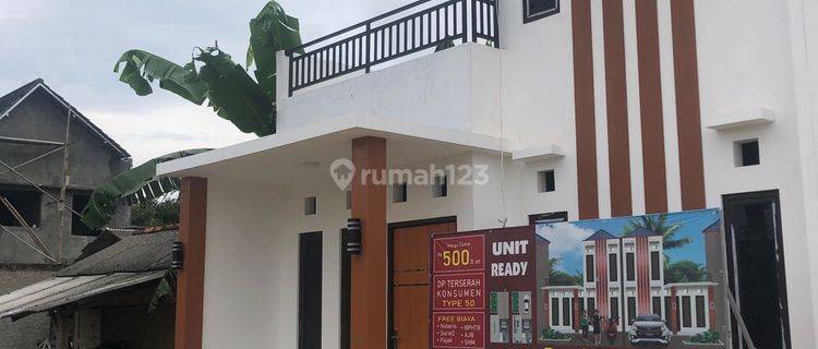 Rumah murah rumah 2 lantai rumah baru SHM di  Jl. Ciater Wareng, RT.01/RW.013 des, Rawakalong, Kec. Gn. Sindur, Kabupaten Bogor, Jawa Barat 16540 Timur deket jalan serpong paradise,bsd tangerang,pamulang victor,pondok petir  1