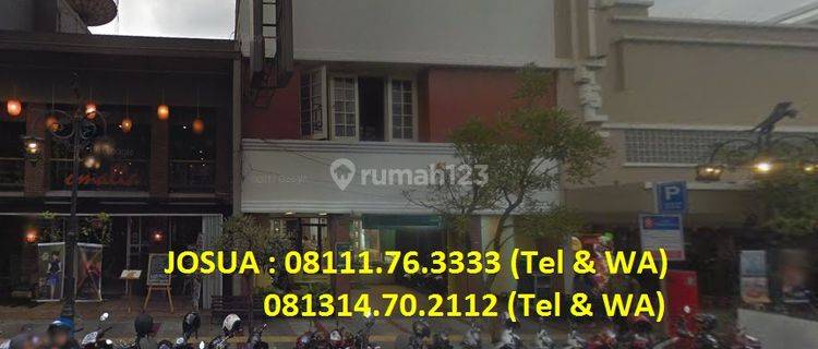 Ruko Braga City Walk Bandung Lt 300 M, 2 Lt, Lb 400 M2, Bagus 1