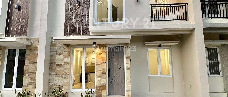 Rumah Townhouse Cantik Accola Park Serpong Murah Blok B 1