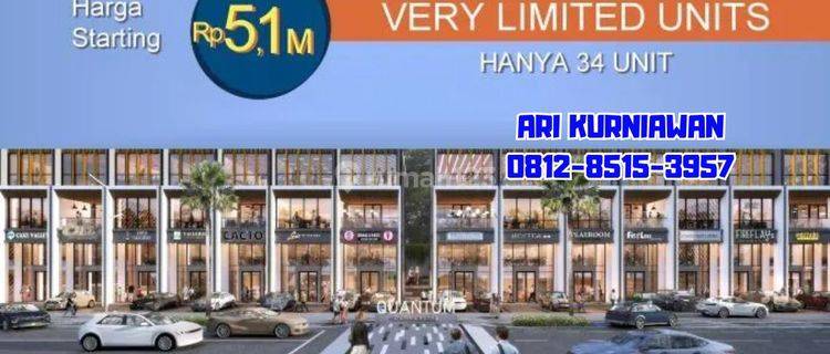 Free Ppn Ruko Quantum Hadap Jl UTAMA Summarecon Serpong 4lantai 5,1m 1