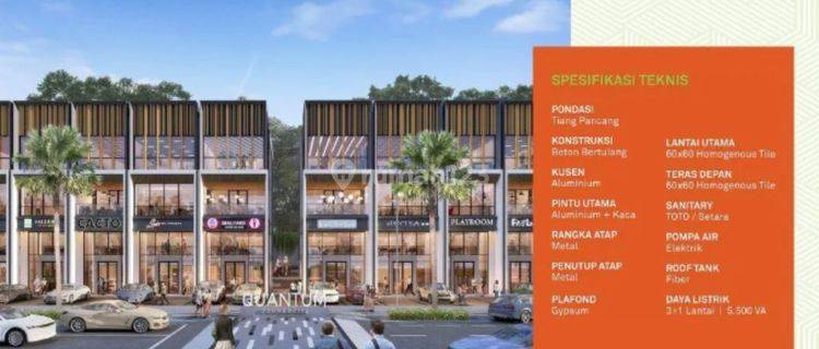 Unit Terbatas Free Insentif Usaha Start 5man Ruko Quantum Serpong 1