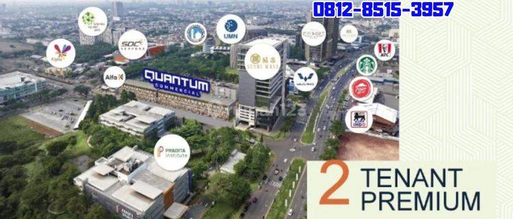 Commercial Quantum Pasti Ramai Sebrang Kampus Umn 5menit Mall Sms 1