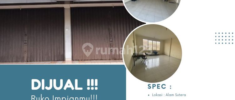 Alam sutera segera visit Dekat akses toll, posisi badan, Row jalan sangat besar 1