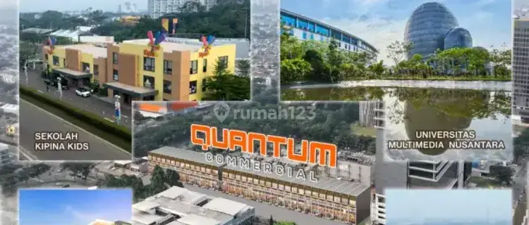 Kawasan Pasti Ramai Depan Kampus Umn Quantum Gading Serpong 5x16m 1