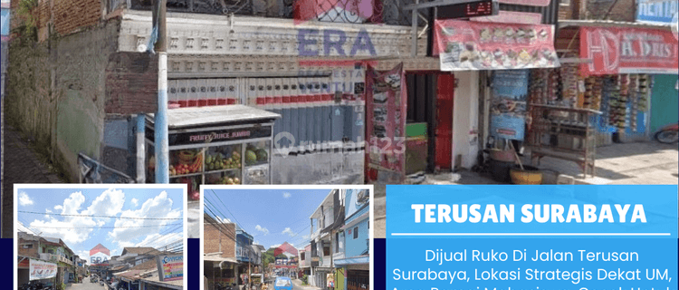 Ruko Di Jalan Terusan Surabaya, Lokasi Strategis Dekat UM 1