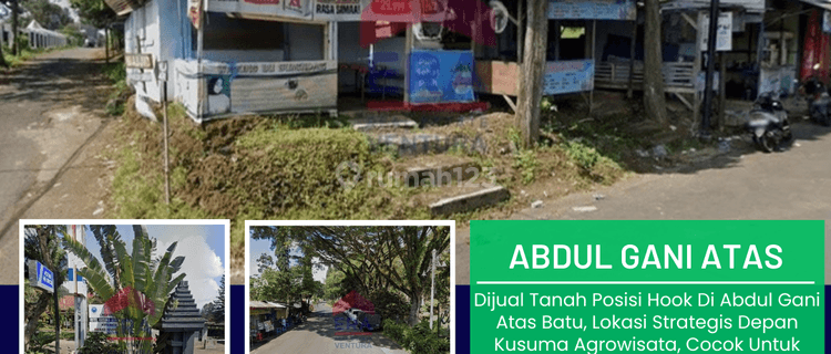 Dijual Tanah Hook Di Abdul Gani Atas Batu, Depan Kusuma Agro 1