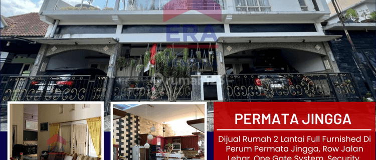 Rumah 2 Lantai Full Furnished Di Perum Permata Jingga 1