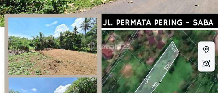 Tanah Sewa Zona Pink 300 Meter Ke Pantai Saba 1
